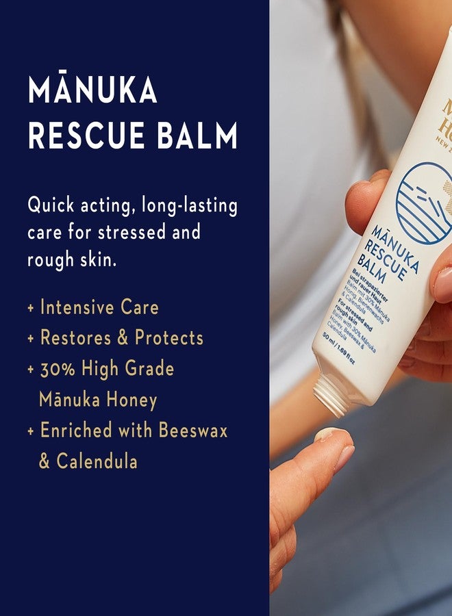 Manuka Health Manuka Rescue Balm - Medical Grade Manuka Honey Wound Care with Aloe, Beeswax & Calendula – Fast Acting, Long Lasting Care for Stressed & Rough Skin, 1.69oz​ - Image 2